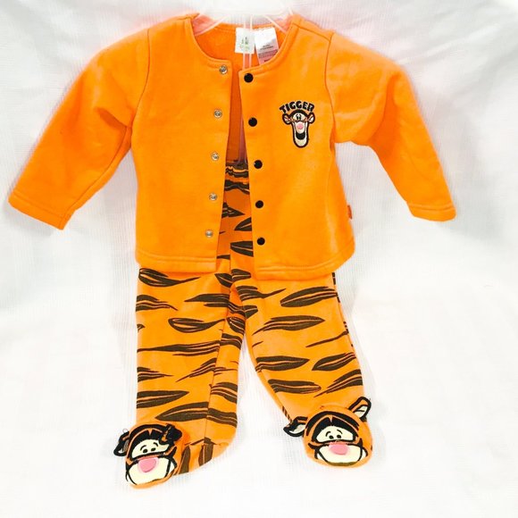 DISNEY BABY TIGGER  2-PIECE OUTFIT (SIZE 6/9 MONTHS) - Picture 1 of 8